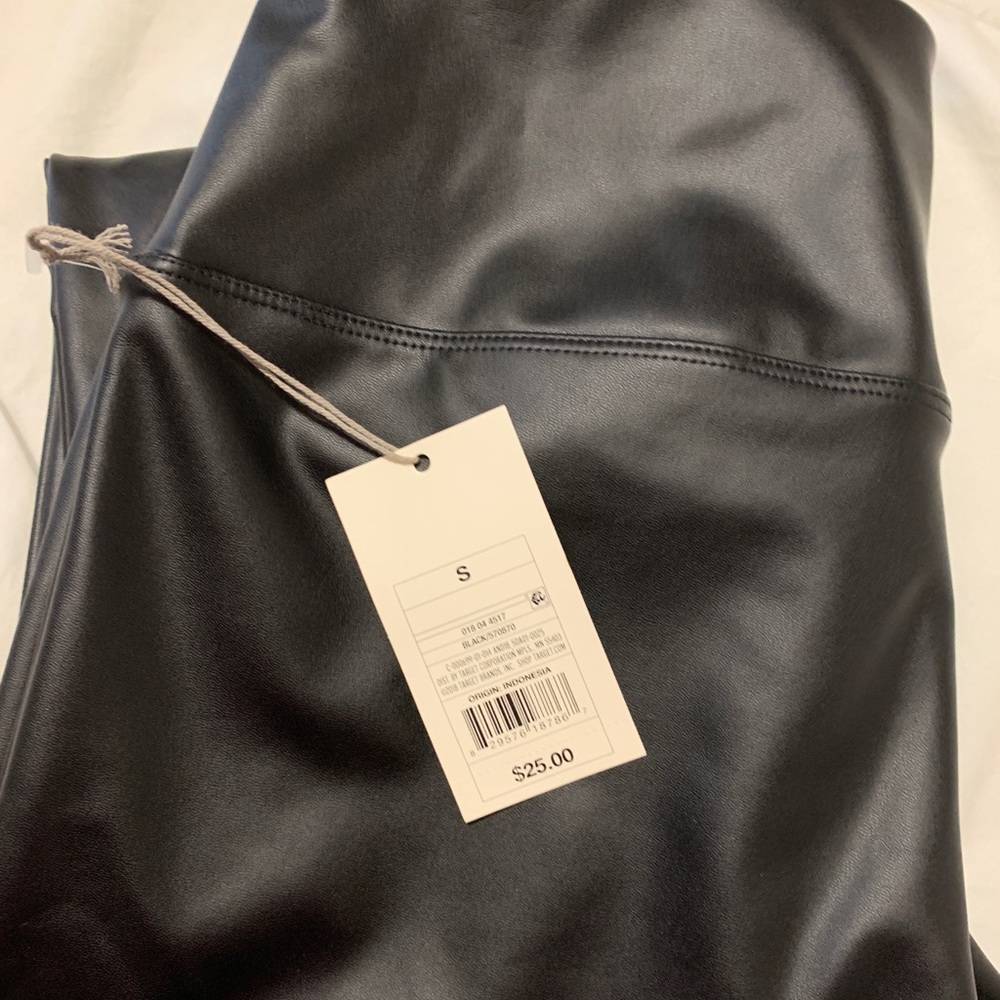 High-Waisted Faux Leather Leggings